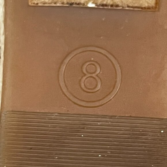 Etienne Aigner Pink Patent Leather Flower Embellished Espadrille Wedge Sandals 8 - Picture 12 of 13